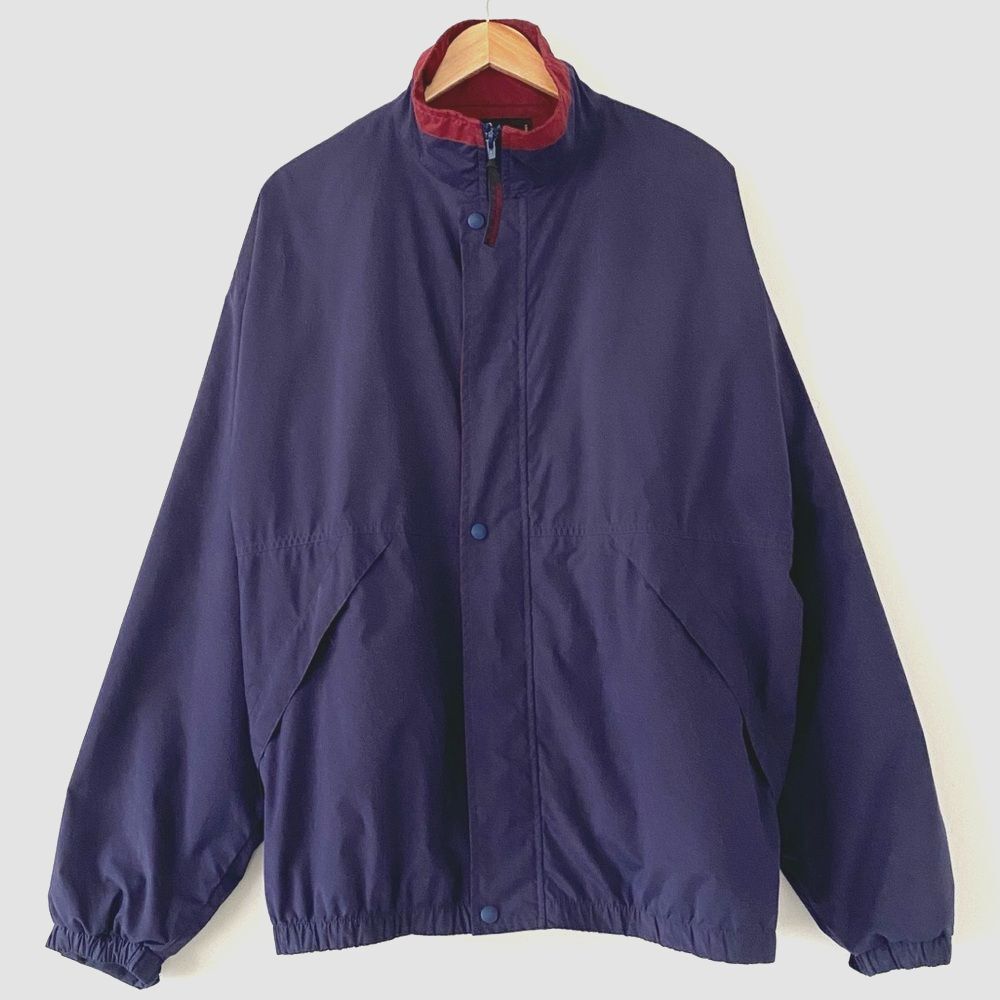 VTG Sun Mountains Back Opening Zipper & Snap Buttons Front Sz XL Golf Hiking